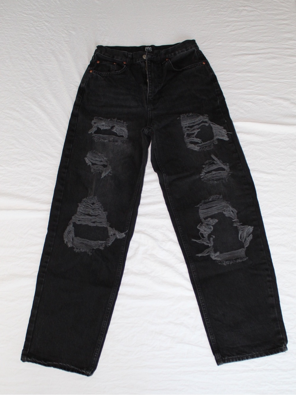 BDG Black Ripped Boyfriend Jeans